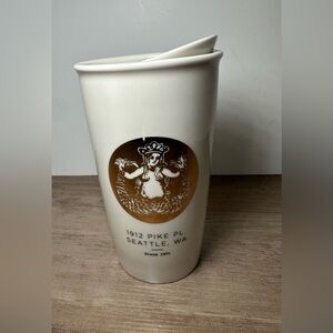 Starbucks White Ceramic Mug‎